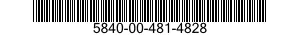5840-00-481-4828  5840004814828 004814828