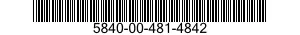 5840-00-481-4842  5840004814842 004814842