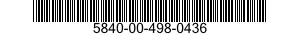 5840-00-498-0436  5840004980436 004980436
