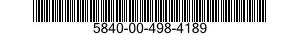 5840-00-498-4189 TRANSMITTER,RADAR 5840004984189 004984189