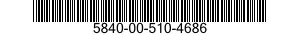 5840-00-510-4686  5840005104686 005104686