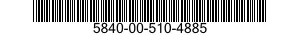 5840-00-510-4885  5840005104885 005104885