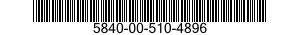 5840-00-510-4896  5840005104896 005104896