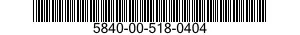 5840-00-518-0404  5840005180404 005180404