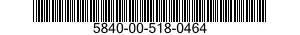 5840-00-518-0464  5840005180464 005180464