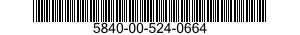 5840-00-524-0664  5840005240664 005240664