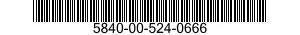 5840-00-524-0666  5840005240666 005240666