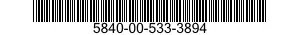 5840-00-533-3894  5840005333894 005333894