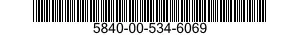 5840-00-534-6069  5840005346069 005346069