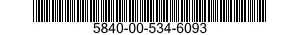 5840-00-534-6093  5840005346093 005346093