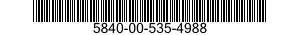 5840-00-535-4988  5840005354988 005354988