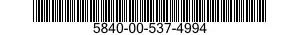5840-00-537-4994  5840005374994 005374994