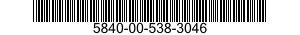 5840-00-538-3046  5840005383046 005383046