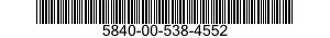 5840-00-538-4552  5840005384552 005384552