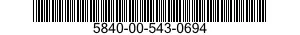 5840-00-543-0694  5840005430694 005430694