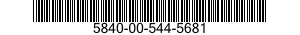 5840-00-544-5681  5840005445681 005445681
