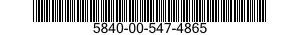 5840-00-547-4865  5840005474865 005474865