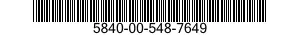 5840-00-548-7649  5840005487649 005487649