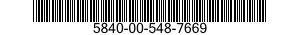 5840-00-548-7669  5840005487669 005487669