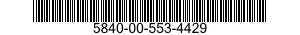 5840-00-553-4429  5840005534429 005534429