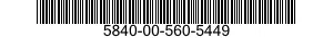 5840-00-560-5449  5840005605449 005605449