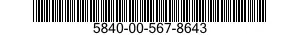 5840-00-567-8643  5840005678643 005678643