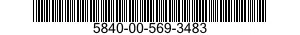5840-00-569-3483  5840005693483 005693483