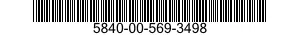 5840-00-569-3498  5840005693498 005693498