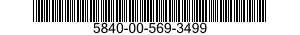 5840-00-569-3499  5840005693499 005693499