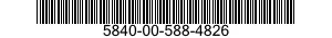 5840-00-588-4826  5840005884826 005884826