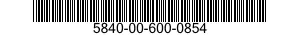 5840-00-600-0854  5840006000854 006000854