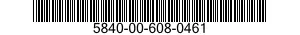 5840-00-608-0461  5840006080461 006080461