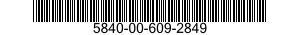 5840-00-609-2849  5840006092849 006092849