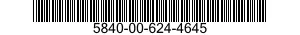 5840-00-624-4645  5840006244645 006244645