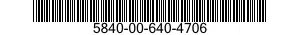 5840-00-640-4706  5840006404706 006404706