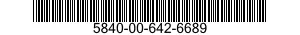 5840-00-642-6689  5840006426689 006426689