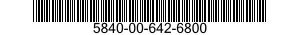 5840-00-642-6800  5840006426800 006426800