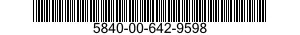 5840-00-642-9598  5840006429598 006429598