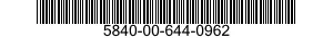 5840-00-644-0962  5840006440962 006440962