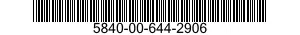 5840-00-644-2906  5840006442906 006442906