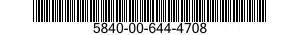 5840-00-644-4708  5840006444708 006444708