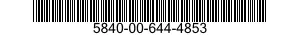 5840-00-644-4853  5840006444853 006444853