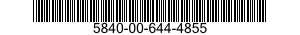 5840-00-644-4855  5840006444855 006444855