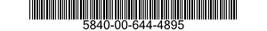 5840-00-644-4895  5840006444895 006444895