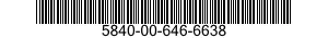 5840-00-646-6638  5840006466638 006466638