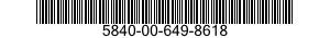 5840-00-649-8618  5840006498618 006498618