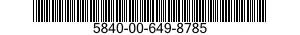 5840-00-649-8785  5840006498785 006498785