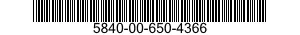 5840-00-650-4366  5840006504366 006504366