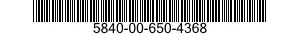5840-00-650-4368  5840006504368 006504368