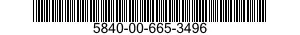 5840-00-665-3496  5840006653496 006653496